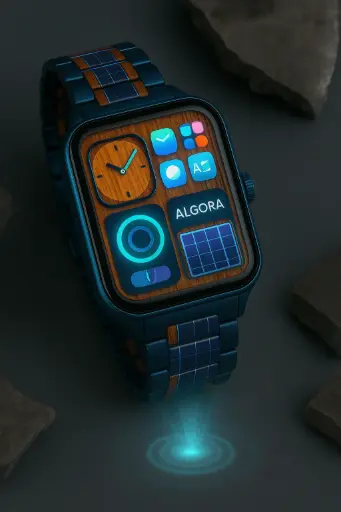 Montre holographique - Carré